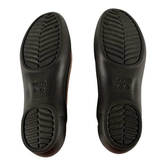 Crocs Kelli Flats Cutout Black Ballet Flats - Picture 11 of 11